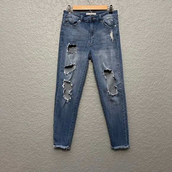 KanCan High Rise Destroyed Jeans - Picture 2 of 11